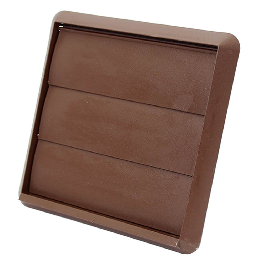Kair Gravity Grill 110x54mm Rectangular Rear Spigot - Brown