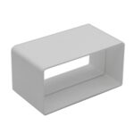 Kair Rectangular Straight Connector - 110x54mm