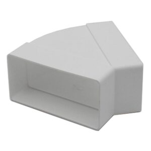 Kair 45 Degree Horizontal Elbow Bend Rectangular - 110x54mm
