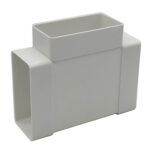 Kair Equal T-Piece Adaptor for Rectangular Plastic Ducting - 110x54mm
