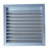 Rectangular Weather Louvre With Bird Mesh - 150X150