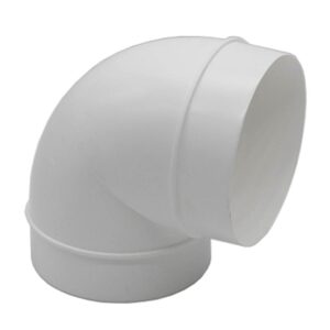 Kair 90 Degree Round Elbow Bend - 100mm