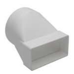 Kair Ducting Adaptor Rectangular to Round - 110x54mm, 100mm
