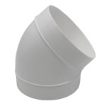Kair 45 Degree Round Elbow Bend - 125mm