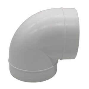 Kair 90 Degree Round Elbow Bend - 125mm