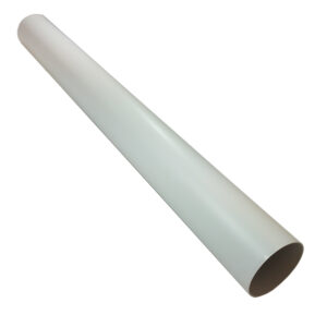 Kair Round Pipe – Rigid Straight Ducting - 100mm, 1m, 1