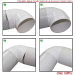 Pallet of 120 x Kair Plastic Ducting Pipe 100mm - 4 inch / 2 Metre Long Length - Rigid Straight Duct Channel