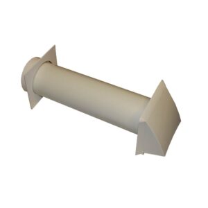 Rectangular Tumble Dryer Kit With Cowl Outlet - Round