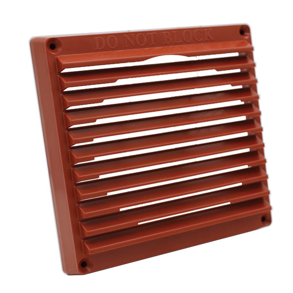 Rytons 6×6 Aircore Louvre Grille - Terracotta