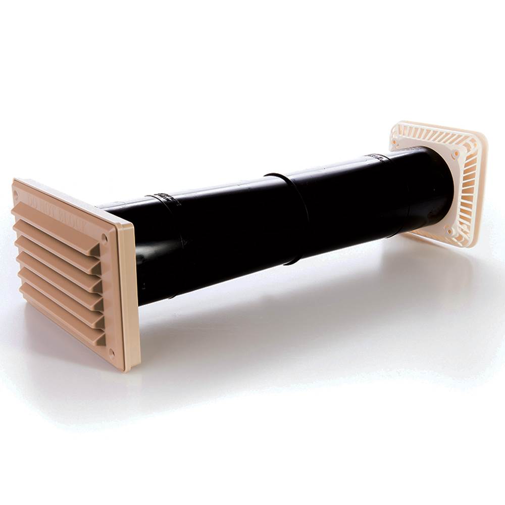 Rytons 77mm Mini Lookryt Aircore Fixed Louvre Passive Vent Set - Buff Sand