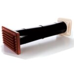 Rytons 77mm Mini Lookryt Aircore Fixed Louvre Passive Vent Set - Terracotta