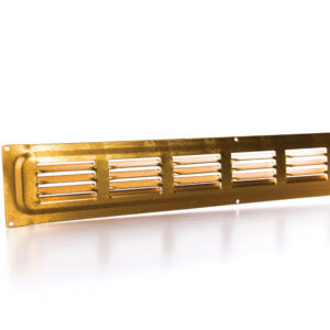 Rytons Door Ventilation Grille - Anodised Brass
