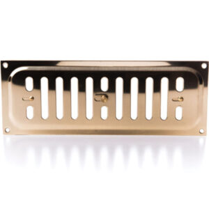 Rytons Hit and Miss Vent Cover - Brass, 9X3