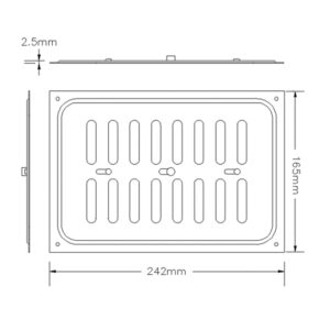 Rytons 9X6 Aluminium Hit & Miss Vent