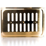Rytons Hit and Miss Vent Cover - Brass, 9X6