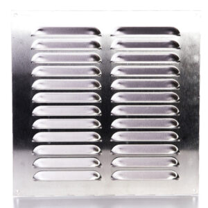 Rytons Louvre Vent Cover - Aluminium, 9X9