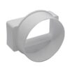 Kair Ducting Straight Adaptor Rectangular to Round - 110x54mm, 100mm (Male)