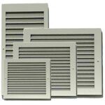 Non Vision Grille With Frame - Silver, 500X100