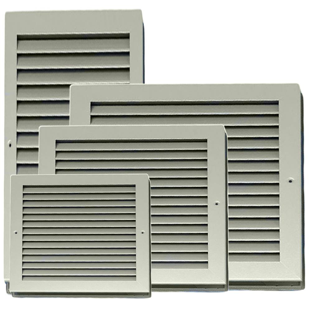 Non Vision Grille With Frame - Silver, 500X350