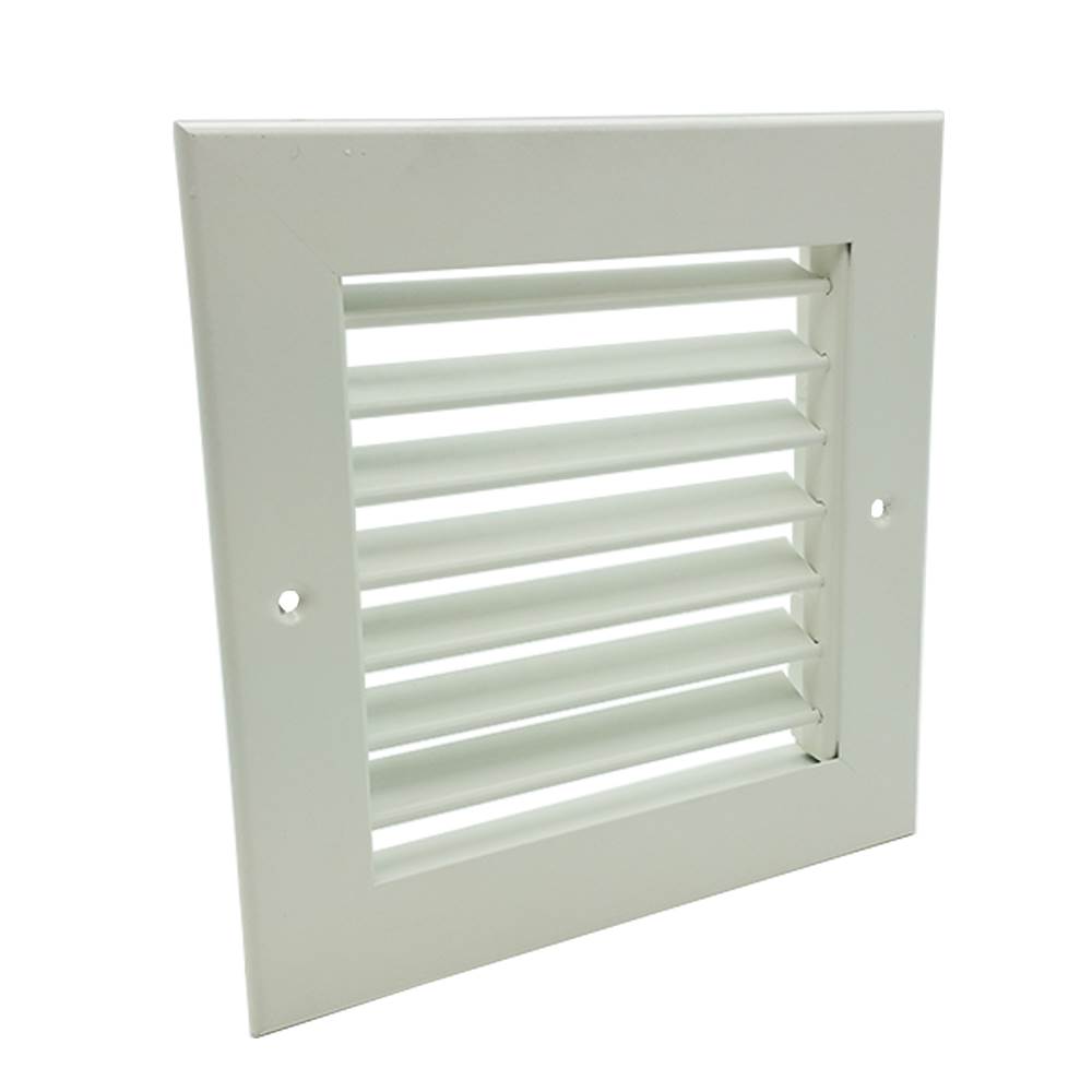 Single Deflection Grille - White, 250X250