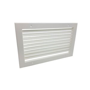 Single Deflection Grille - White, 250X100