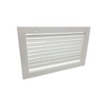 Single Deflection Grille - White, 450X100