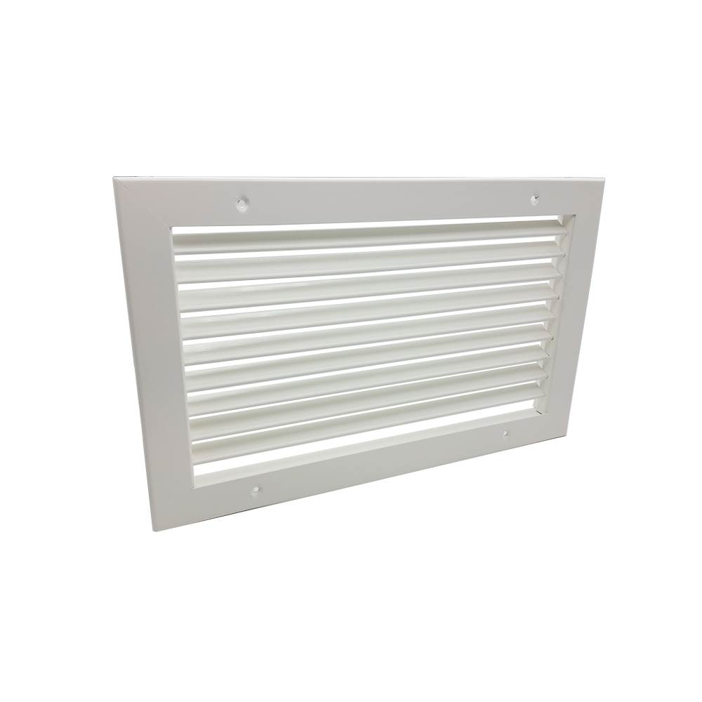 Single Deflection Grille - White, 450X100