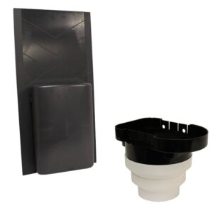 Slate Vent Pitched Roof Ventilator Grey Multi Spigot Connection 100-125-150mm