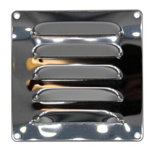 Ventilation Grille Stainless Steel - 118x118mm