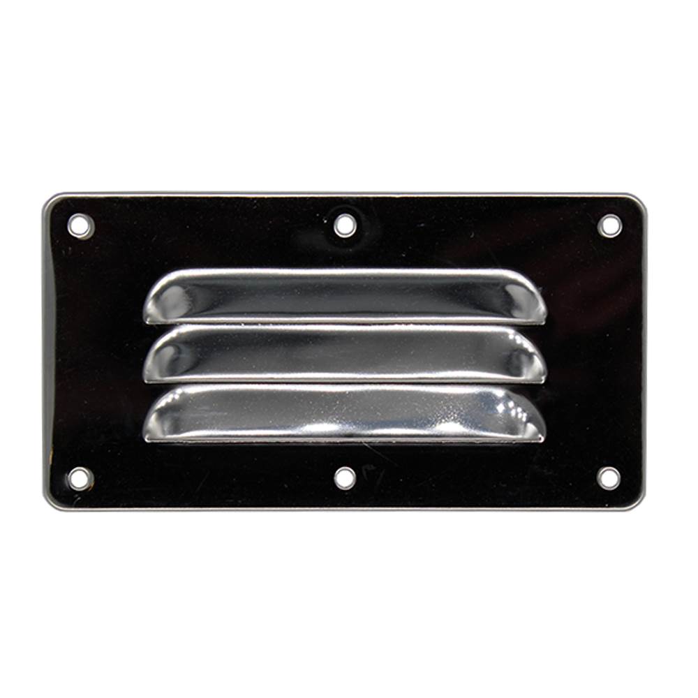 Ventilation Grille Stainless Steel - 126X67mm