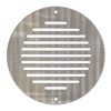 Round Ventilation Grille Stainless Steel - 200mm, Brushed Steel