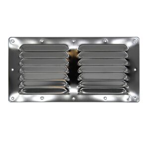 Ventilation Grille Stainless Steel - 230x115mm