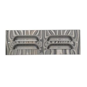 Brushed Stainless Steel Ventilation Grille - 230x76mm
