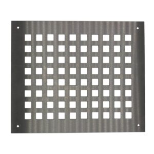 Brushed Stainless Steel Ventilation Grille - 300X250mm