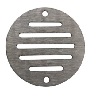 Round Ventilation Grille Stainless Steel - 50mm, Brushed Steel