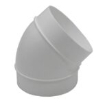 Kair 45 Degree Round Elbow Bend - 100mm