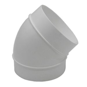 Kair 45 Degree Round Elbow Bend - 100mm