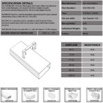 Kair Rectangular Ducting Retaining Clip 110mm x 54mm Support Bracket Black