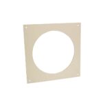 Kair Wall Plate for Round Ducting - 125mm