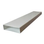 Kair Rectangular Flat Ducting Channel Pipe - 204x60mm, 1m Length