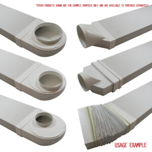 Pallet Of 100 x Kair System 204 Flat Channel 2 Metre Pipes