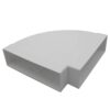Kair 90 Degree Horizontal Elbow Bend Rectangular - 204x60mm
