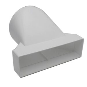 Kair Ducting Adaptor Rectangular to Round - 204x60mm, 125mm