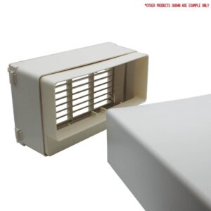 Double Airbrick Adapter To Megaduct 220