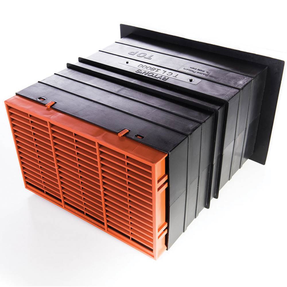 Rytons Light Draft Telescopic Airliner Vent Set - Terracotta