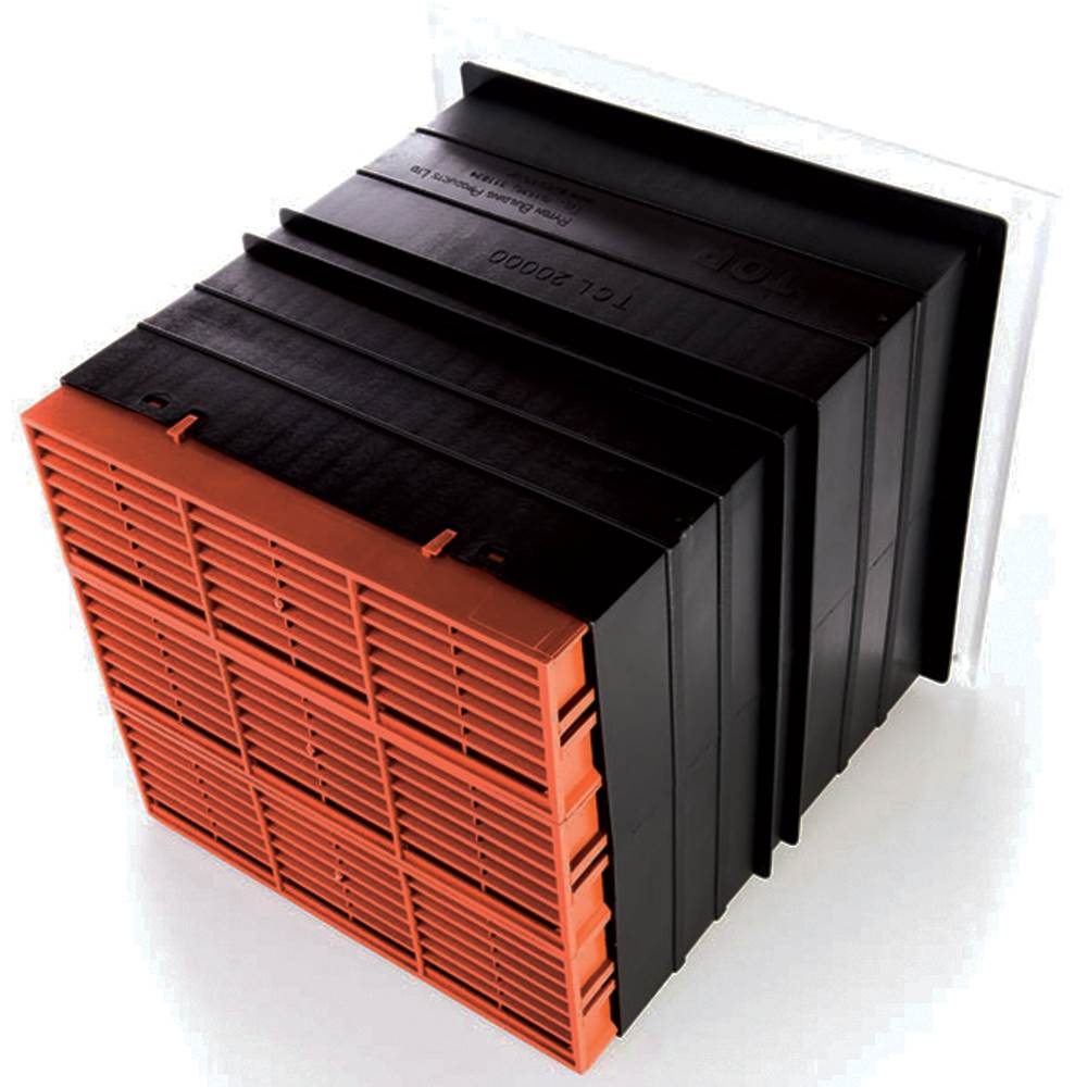 Rytons Light Draft Telescopic Airliner Vent Set - Terracotta