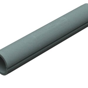 Pack of 4 x Domus Thermal Easipipe Rigid Ducts 100mm 1M Insulation Silver Grey