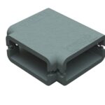 Pack of 7 x Domus Thermal Megaduct Rigid Duct 220X90mm Insulation Horizontal T Pieces Grey