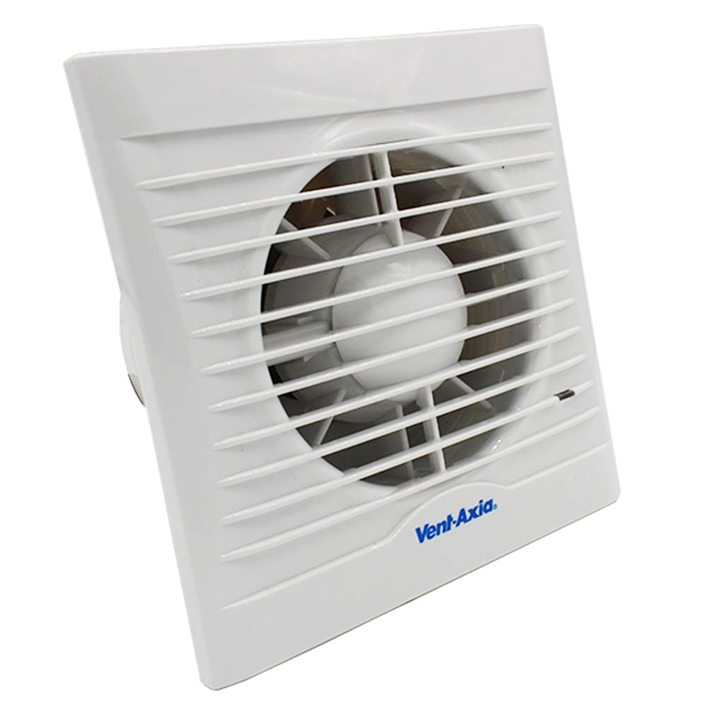 Vent Axia Silhouette Extractor Fan With Shutter - 100mm SELV
