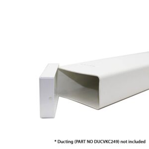 White Metal Grille  Plate For Spigot And Ducting